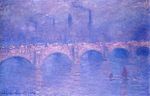 Клод Моне Мост Ватерлоо, затуманенное солнце 1903г 100х65.